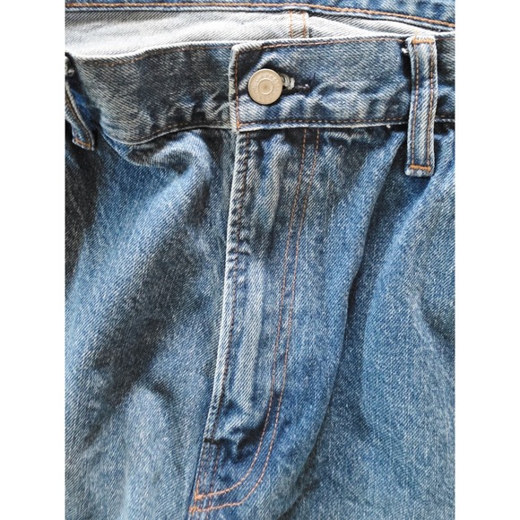 GAP Men's 36x30 Baggy Cargo Carpenter Jean Blue Denim Relaxed Fit NWT $99 - Picture 10 of 11